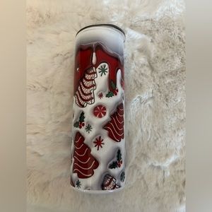 20 oz Christmas  Tumbler Handmade